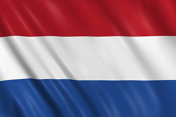 netherland, dutch flag stock photo