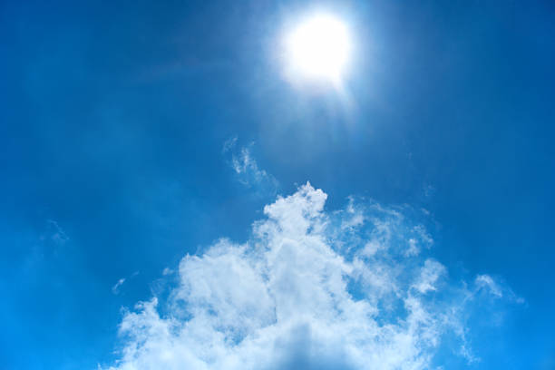 istock XXXL Sunshine background with some clouds 182789806