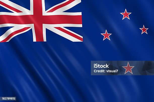 Neuseeländische Flagge Stockfoto und mehr Bilder von Flagge - Flagge, Neuseeland, ClipArt