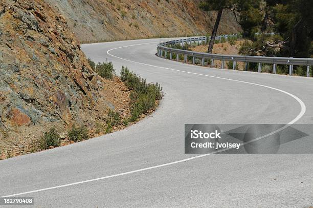 Mountain Road Stock Photo - Download Image Now - Asphalt, Curve, Cypriate Mt. Olympus