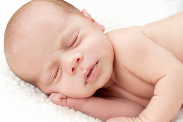 istock Sleeping newborn baby 182790515