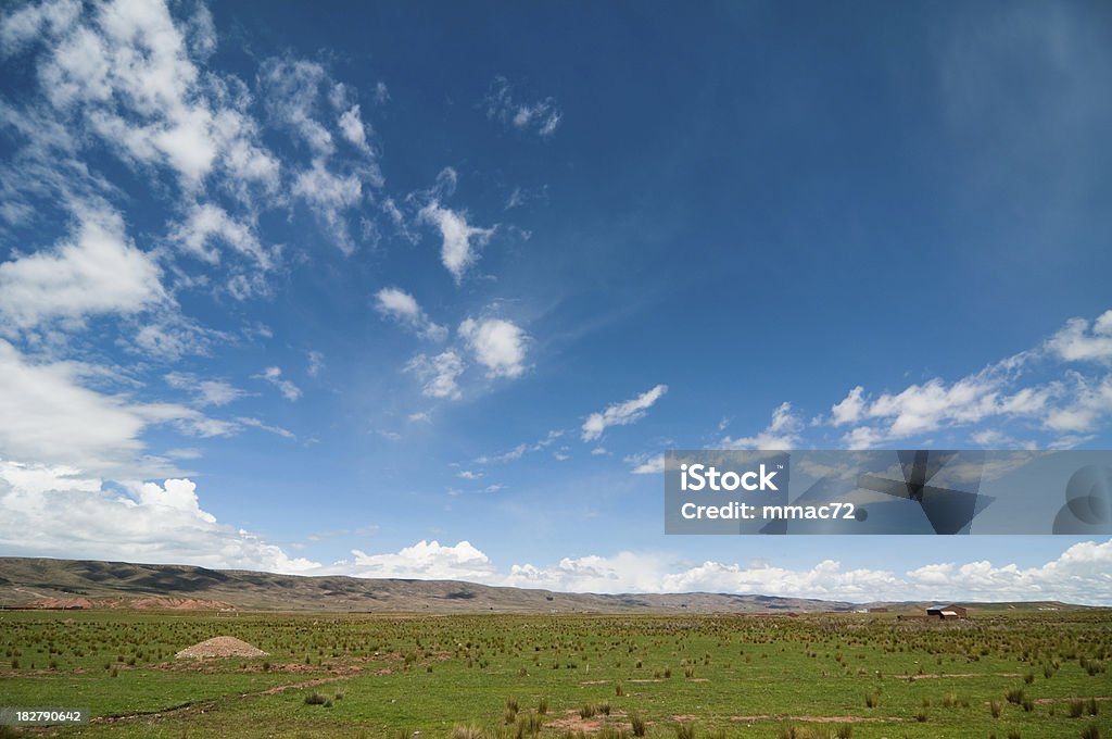 Bolivian Flat Landscape Bolivia Stock Photo