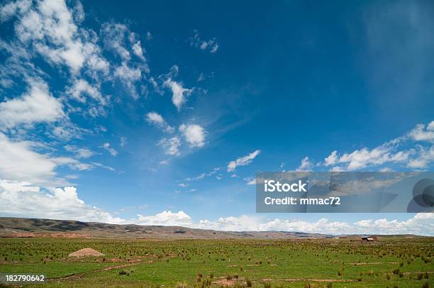 Bolivian Flat Landscape Stock Photo - Download Image Now - Bolivia, Cloud - Sky, Cloudscape