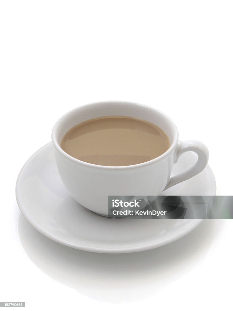 Xícara de chá isolado no fundo branco - Foto de stock de Xícara de Chá royalty-free