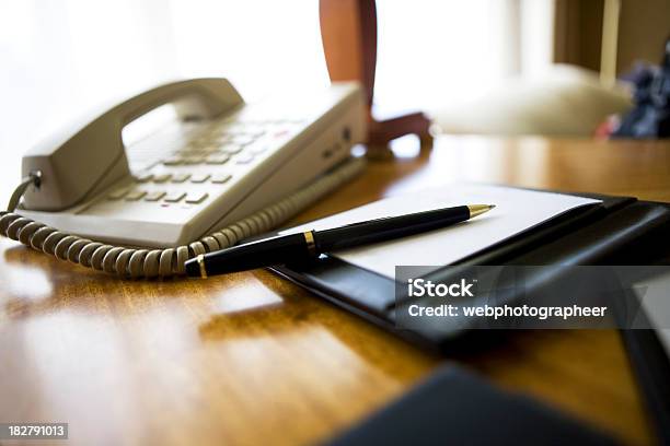 Note Pad Stock Photo - Download Image Now - Telephone, Office, Pen