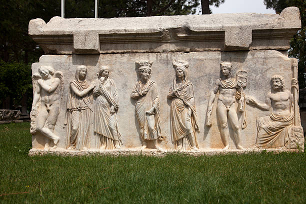 istock Bas Reliefs of a Sarcophagus in Aphrodisias 182791193