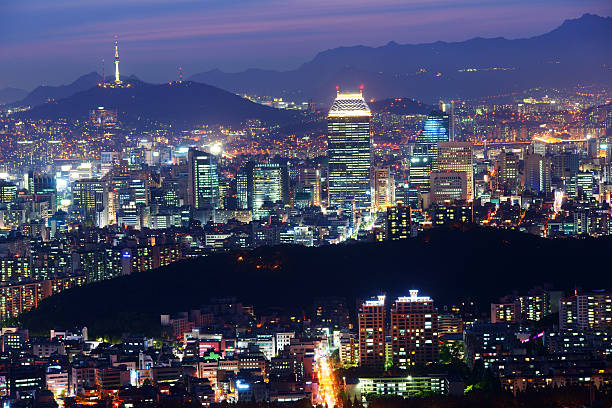 istock Night view of Seoul 182791270