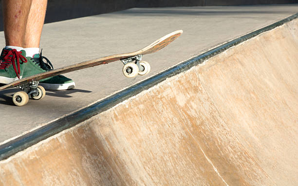 istock Skateboarder at skate park 182791451