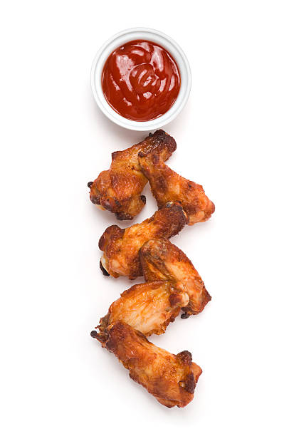 istock Chicken wings and ketchup 182792094
