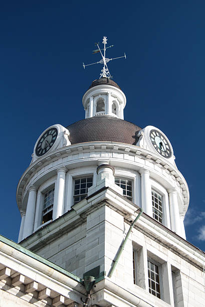 istock KIngston City Hall Clock Dome from the Back 182792353