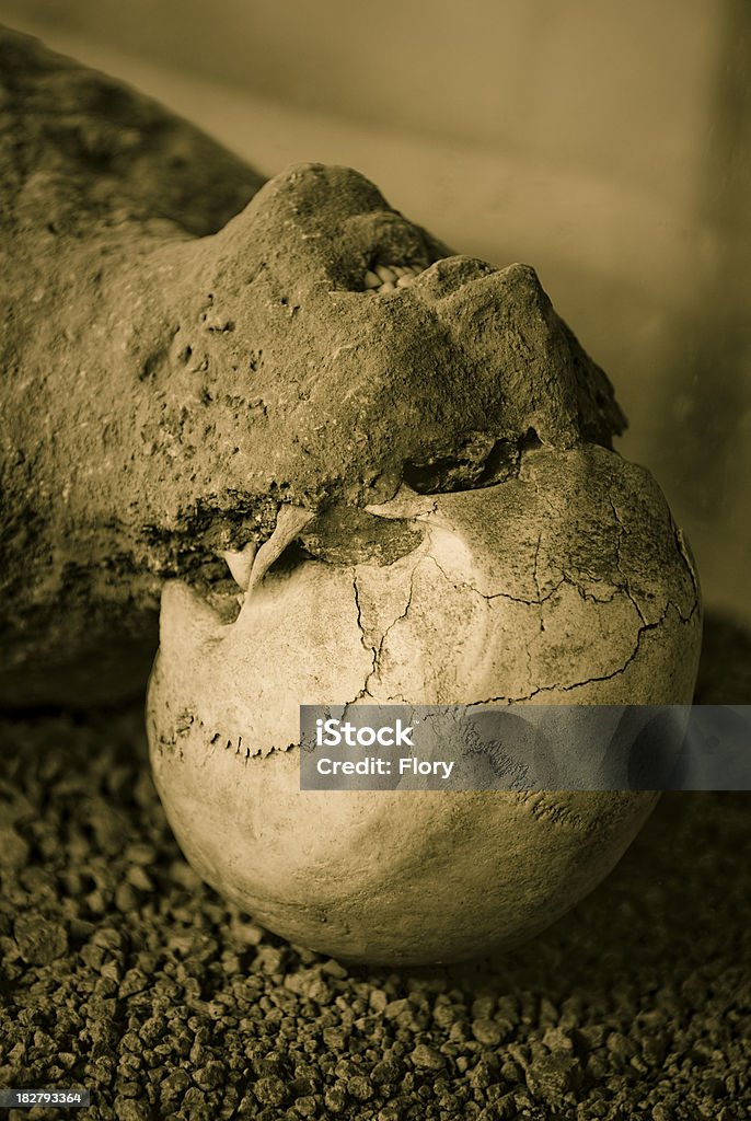 Смерть в Помпеи, жертвой разрушительное цунами - Стоковые фото Геркуланум роялти-фри