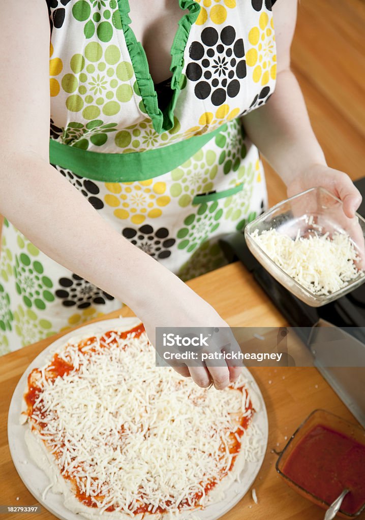 Die Pizza - Lizenzfrei Arbeiten Stock-Foto