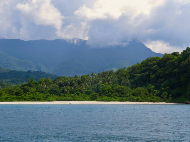 istock Coast of a tropical island. 1827939037