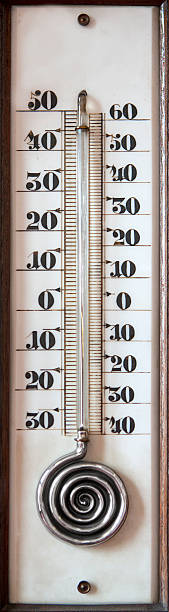 Antique handmade glass tube / mercury  thermometer from 19th century