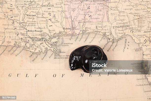 Foto de Vazamentos De Óleo No Mapa Grande e mais fotos de stock de Alabama - Alabama, Mobile - Alabama, Jacksonville - Flórida