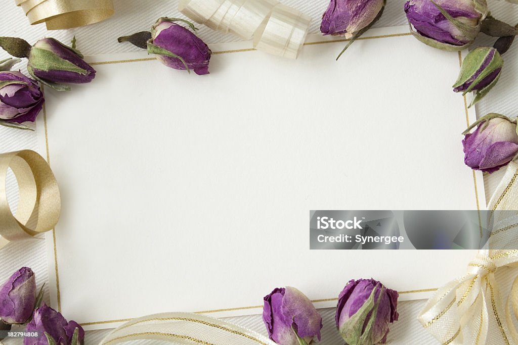 Hochzeit Einladung - Lizenzfrei Rand Stock-Foto