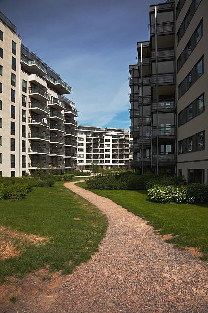 istock Apartment buildings in Oslo. 182794869
