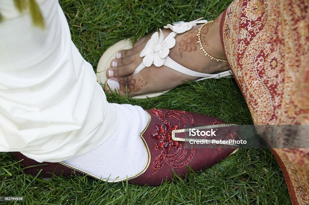 Traditionelle indische Schuh - Lizenzfrei Abendkleid Stock-Foto