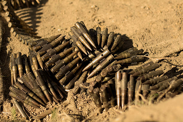 World War II German MG-34 machine-gun bullets.See more MILITARY images here: