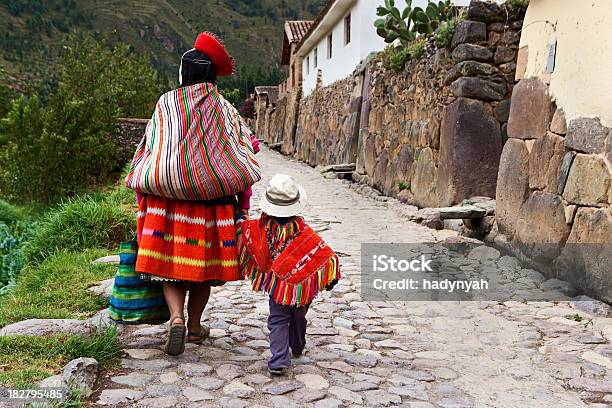 Peruvian Woman With Her Baby The Sacred Valley Cuzco Stock Photo - Download Image Now