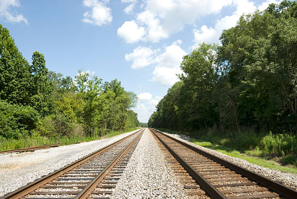 istock Railroad or Railway Lines, Tracks to Infinity 182796092