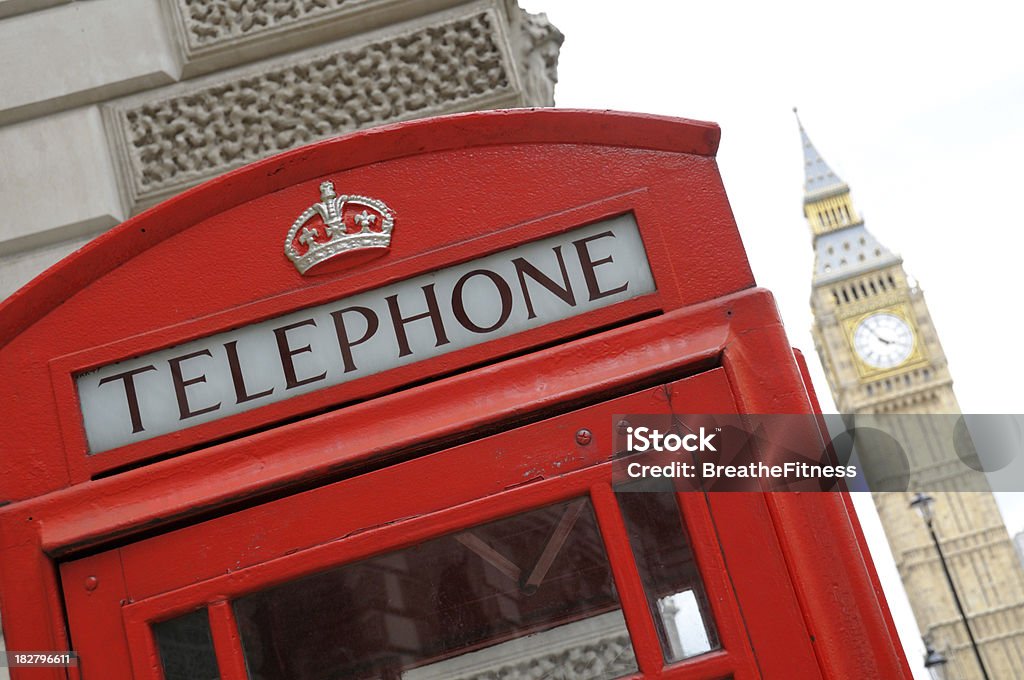 Téléphone Box et Big Ben - Photo de Angleterre libre de droits