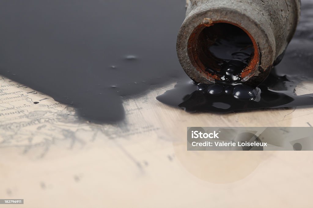 Öl Wasser im Golf von Mexiko. - Lizenzfrei Ausbreiten Stock-Foto