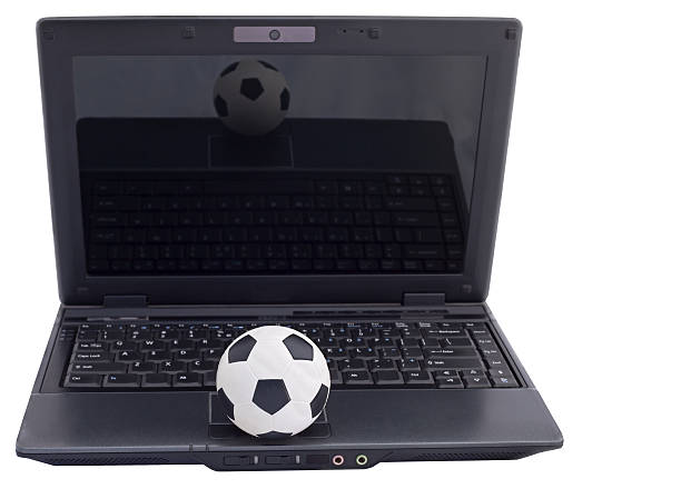 istock Soccer Ball on Laptop 182797171