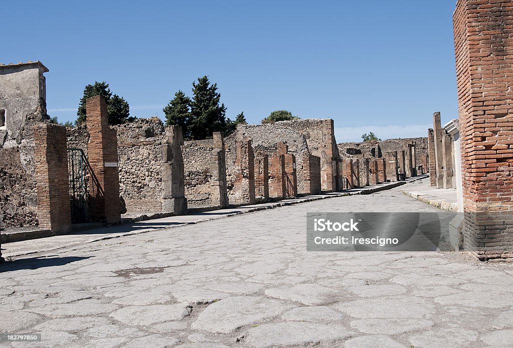 Rovine di Pompei - Foto stock royalty-free di Antico - Condizione