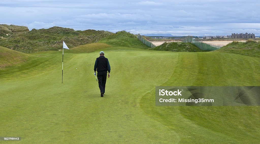 Пакет услуг «Golfer на связи в Ирландии - Стоковые фото Взрослый роялти-фри