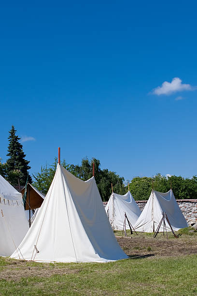 istock Set of tents 182800368