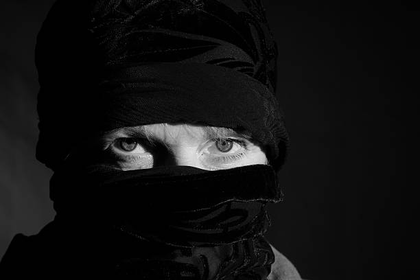 istock Burka wearing mature woman 182800434