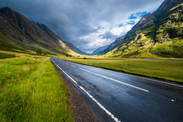 istock Road in Scotland 1828005732