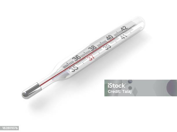 Thermometer Stockfoto und mehr Bilder von Ausrüstung und Geräte - Ausrüstung und Geräte, Dreidimensional, Einzelner Gegenstand