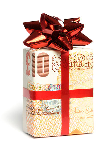 ギフトのお金 - gift currency british currency pound symbol ストックフォトと画像