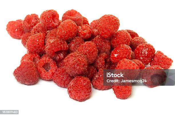 Raspberries Stock Photo - Download Image Now - Antioxidant, Berry, Berry Fruit