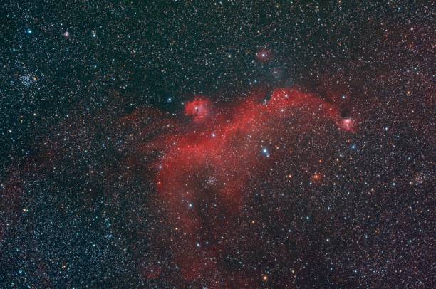 istock IC 2177 Seagull Nebula between the constellations Monoceros and Canis Major. 1828018337