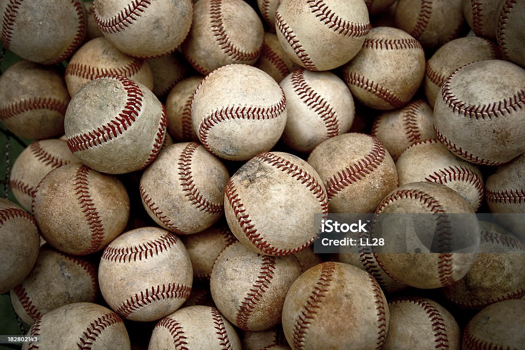 Ballon de baseball - Photo de Balle de baseball libre de droits