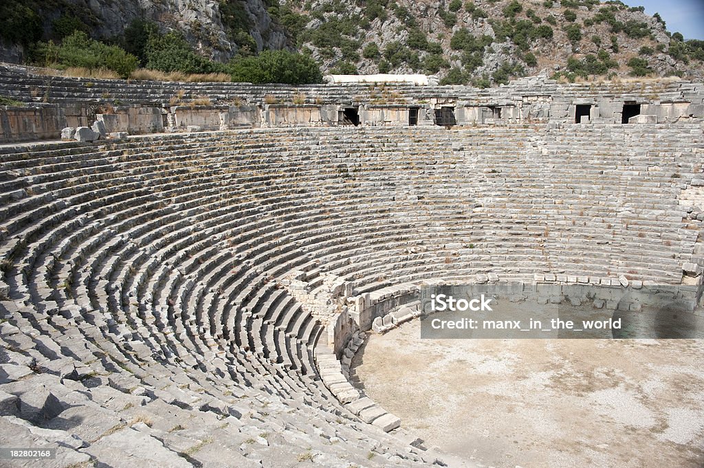 Teatro romano, Myra, Turchia - Foto stock royalty-free di Anatolia