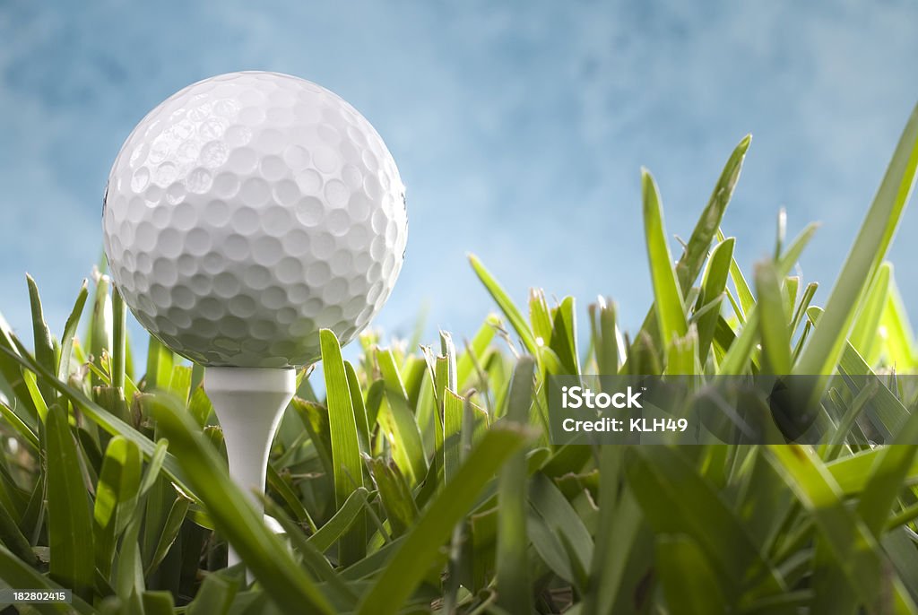 Bola de golfe - Foto de stock de Bola royalty-free