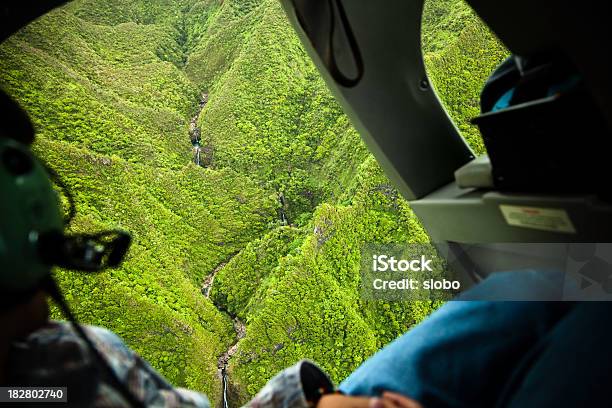 Helicopter Ride Stock Photo - Download Image Now - Helicopter, Oahu, Hawaii Islands