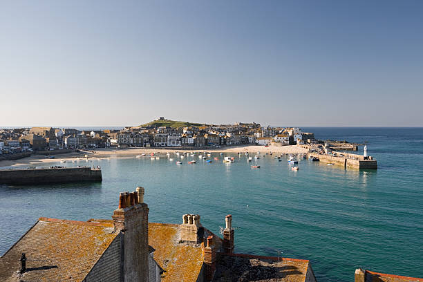 istock St Ives harbour on the coast of Cornwall 182803121