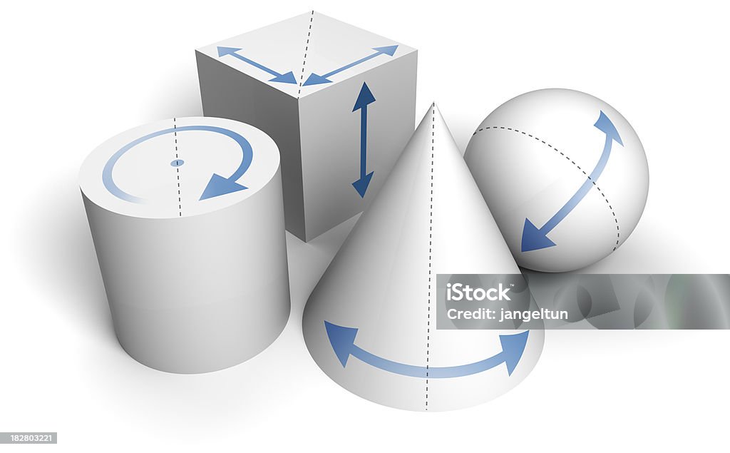 Formes de Volume - Photo de Cube libre de droits