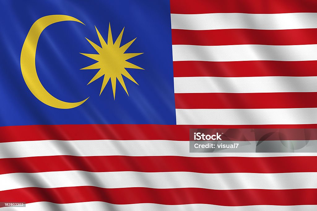 말레이시아 플래깅 - 로열티 프리 0명 스톡 사진