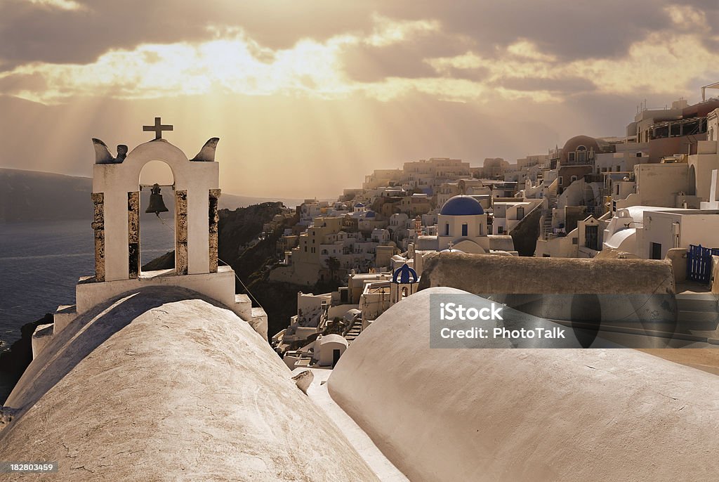 그리스 산토리니 인명별 교회-XL - 로열티 프리 0명 스톡 사진