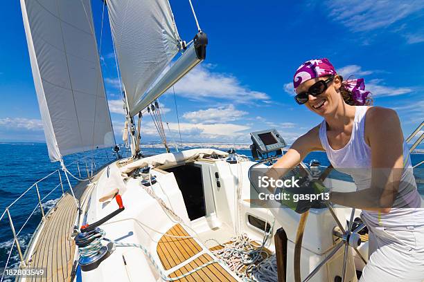 Yachting Stock Photo - Download Image Now - Activity, Adult, Adults Only