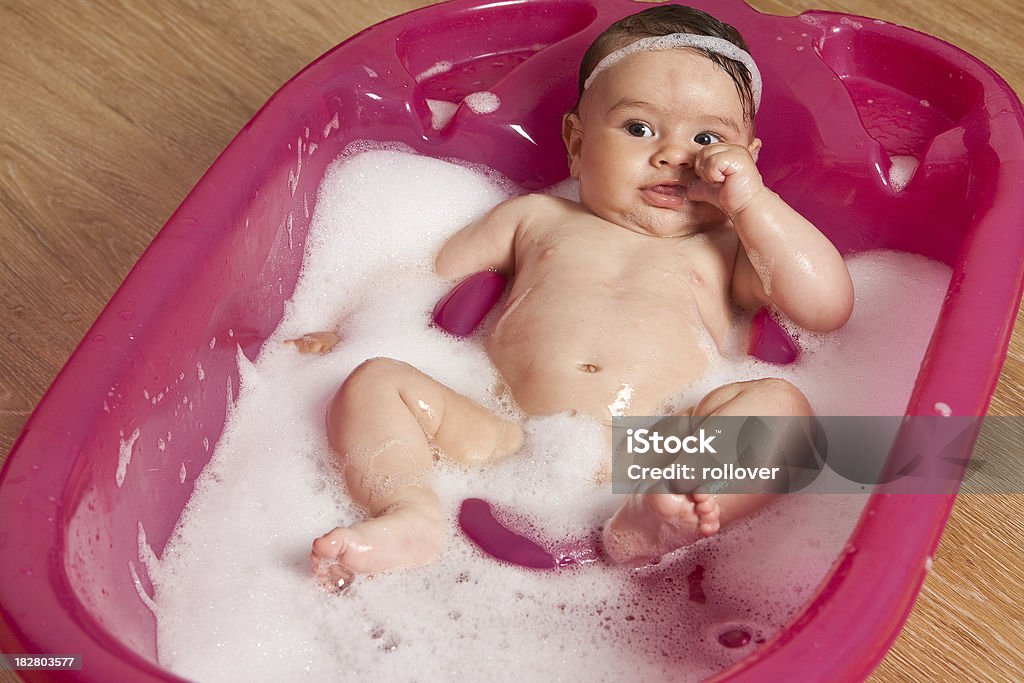 Da bagno Baby - Foto stock royalty-free di 0-11 Mesi