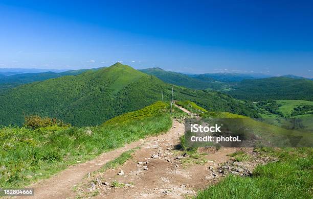 Foto de Montanhas Green e mais fotos de stock de Parque Nacional de Bieszczady - Parque Nacional de Bieszczady, Alpes europeus, Azul