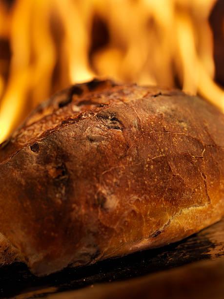 istock Cranberry Sourdough Bread in a Wood Burning oven 182804916