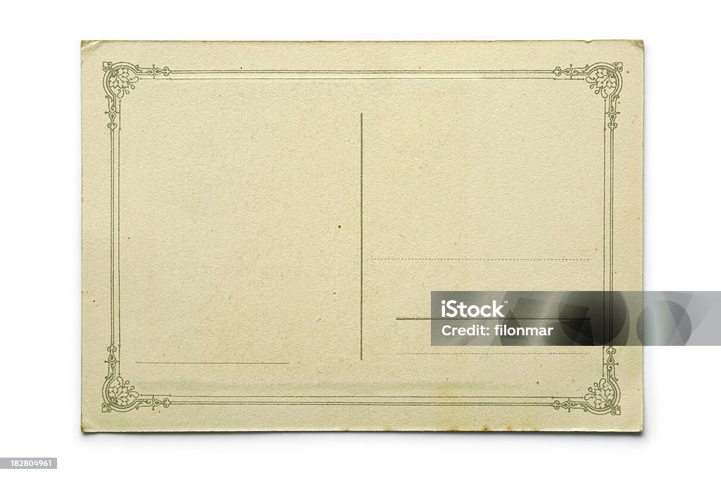 Vintage открытка - Стоковые фото Почтовая открытка роялти-фри